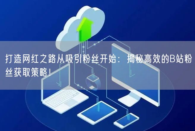 打造网红之路从吸引粉丝开始：揭秘高效的B站粉丝获取策略！