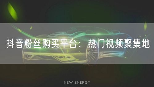 抖音粉丝购买平台：热门视频聚集地