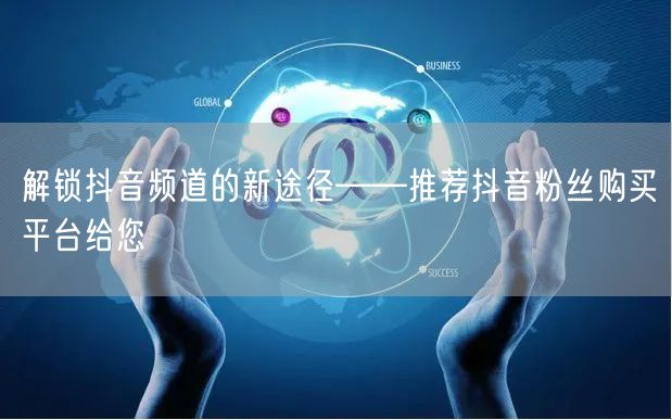 解锁抖音频道的新途径——推荐抖音粉丝购买平台给您