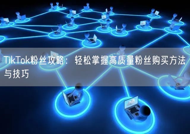 TikTok粉丝攻略：轻松掌握高质量粉丝购买方法与技巧
