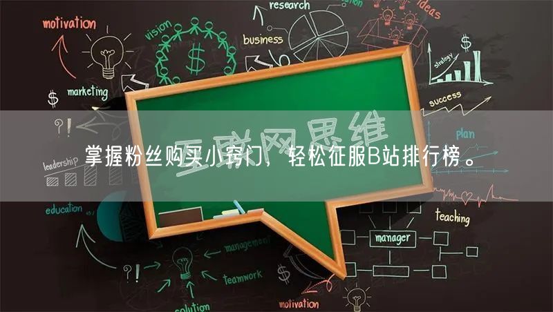 掌握粉丝购买小窍门，轻松征服B站排行榜。