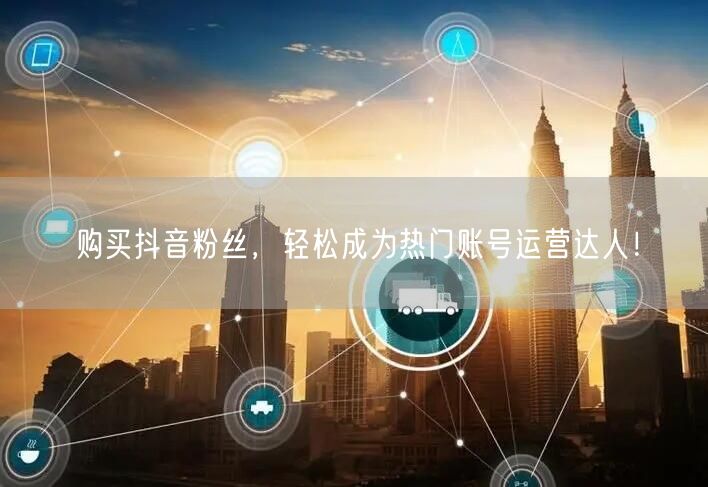 购买抖音粉丝，轻松成为热门账号运营达人！