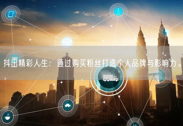 抖出精彩人生：通过购买粉丝打造个人品牌与影响力。