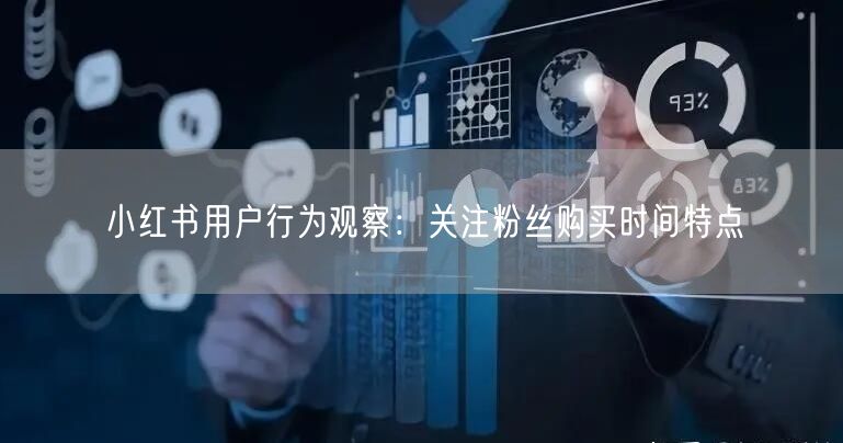小红书用户行为观察：关注粉丝购买时间特点
