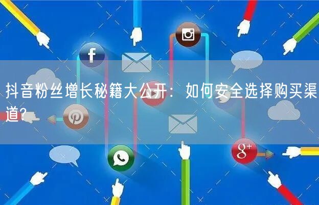 抖音粉丝增长秘籍大公开：如何安全选择购买渠道?
