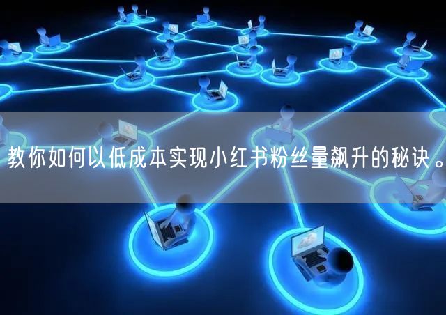 教你如何以低成本实现小红书粉丝量飙升的秘诀。