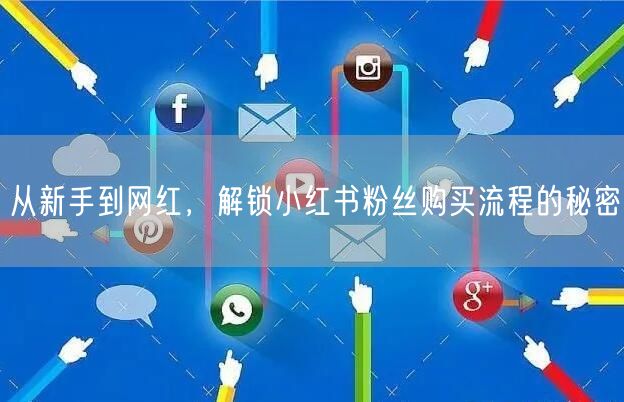 从新手到网红，解锁小红书粉丝购买流程的秘密