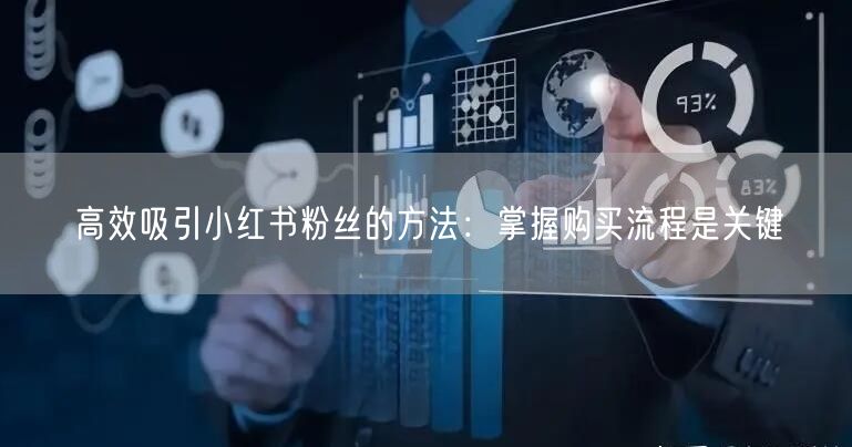 高效吸引小红书粉丝的方法：掌握购买流程是关键