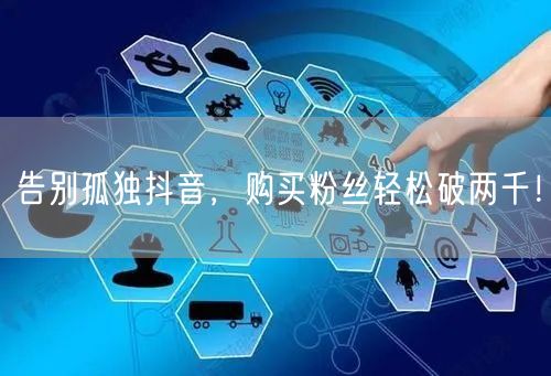 告别孤独抖音，购买粉丝轻松破两千！