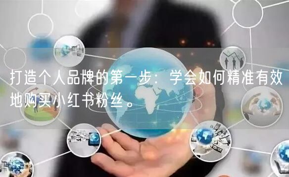 打造个人品牌的第一步：学会如何精准有效地购买小红书粉丝。