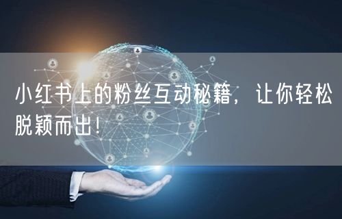 小红书上的粉丝互动秘籍，让你轻松脱颖而出！