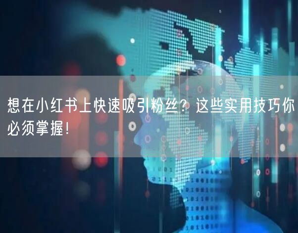 想在小红书上快速吸引粉丝？这些实用技巧你必须掌握！