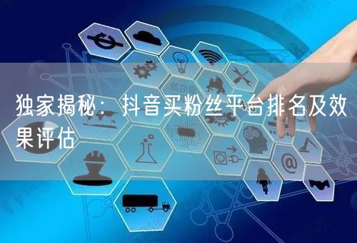 独家揭秘：抖音买粉丝平台排名及效果评估