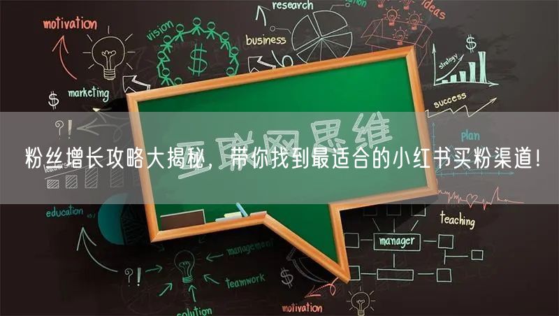 粉丝增长攻略大揭秘，带你找到最适合的小红书买粉渠道！
